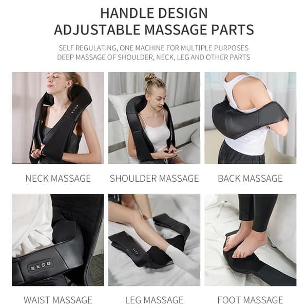 Shiatsu Massage - Massages Neck, Shoulders & Back