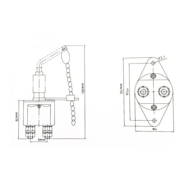 Batteriafbryder til bil, hovedafbryder, isolator, motorcykel, lastbil, varevogn