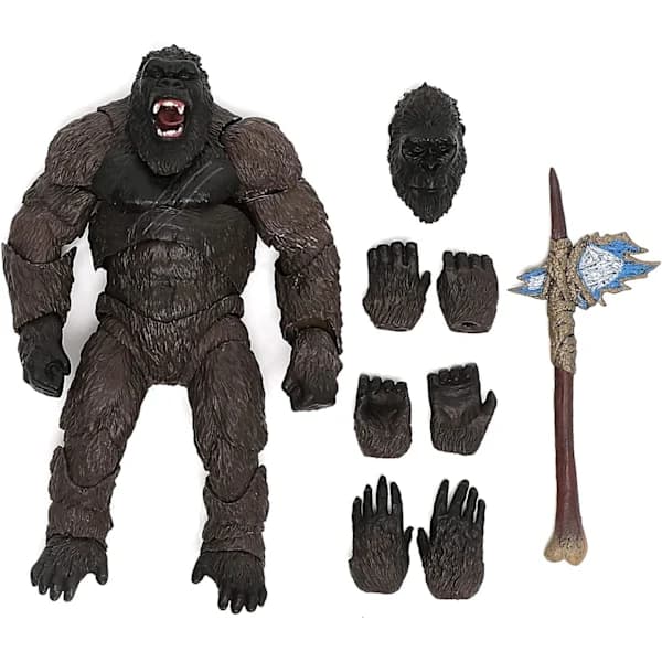 King Kong Actionfigur - King Kong Legetøjsfigur - Godzilla VS. Kong Legetøj