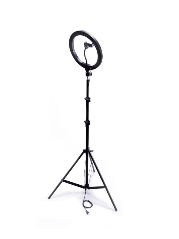 Mobilhållare med Ringlight & Stativ - Selfielampa