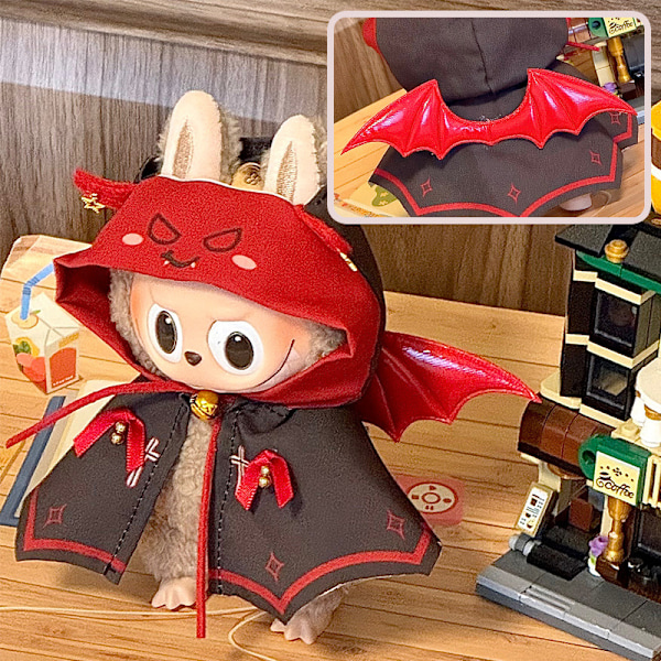 Halloween-serie Labubu Avansert Kostymedesign, et Komplett Sett med Skreddersydde Labubu-antrekk for Deg_qd Little devil