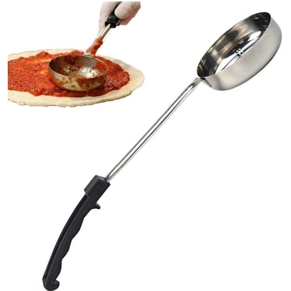 QD-Pizzasauce Portioneringsske, 177 ml Rustfrit Stål, Madportionerer til Madlavning i Køkkenet