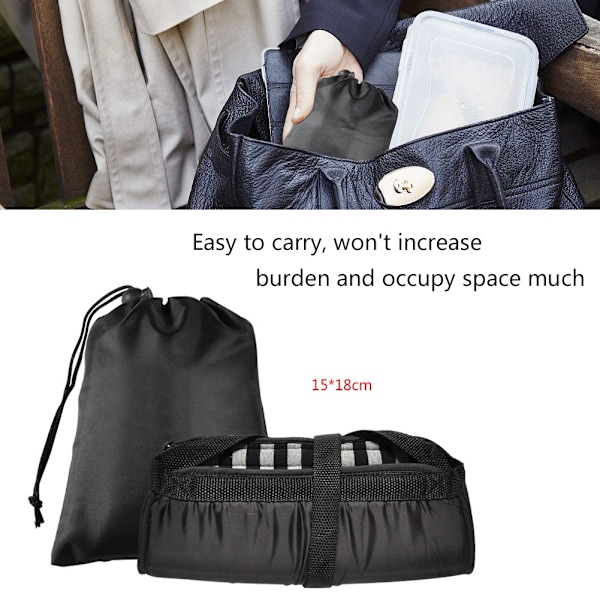 Portable Adjustable Foot Rest Hammock for Air Travel and Office Comfort