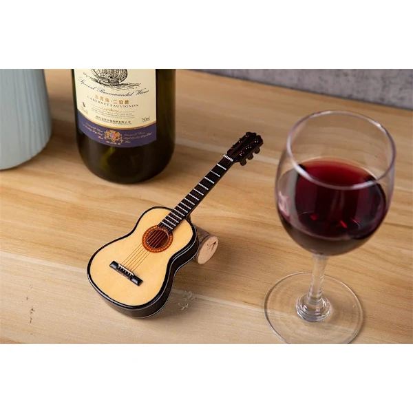 Miniatyrgitarr Gitarr Dekorativ Klassisk Gitarr Modell Mini Musikinstrument