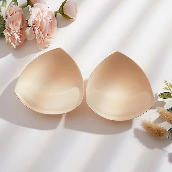 Rintaliivipehmusteet, bikinitopehmusteet, push-up-pehmusteet, kolmion muotoiset, 1 pari