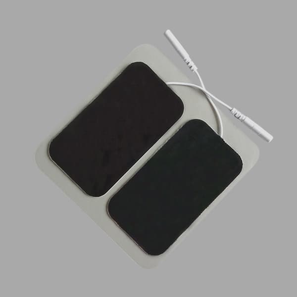 2.0 Elektrod Massage Ersättningskuddar, 10-pack Vit 5 x 10 x 0.5 cm