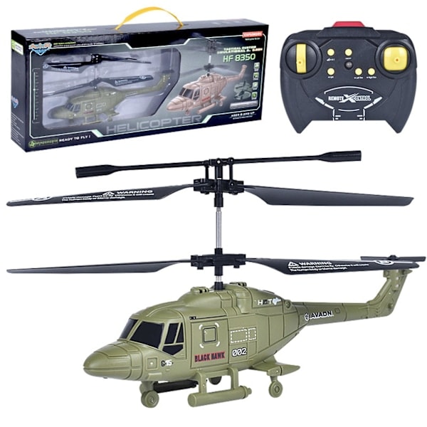QU/Helikopter Fjernstyret indendørs Mini Helikopter Legetøj, Fjernstyret Rc Helikopter, Fly, Gave Grøn
