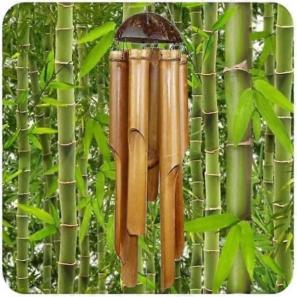 Bambu-tuulikello, hyvä ääni, koristeellinen puutarhaan ja