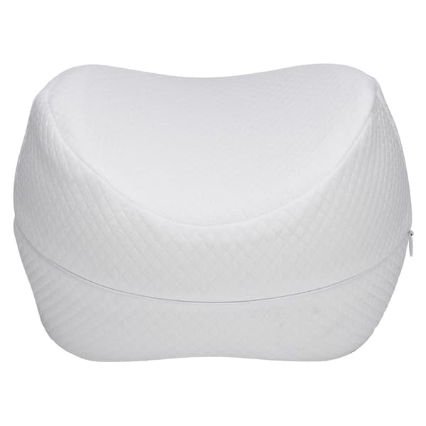Hushållens Memory Foam Knæstøtte Benpude Pude til søvn smertelindring Hvid