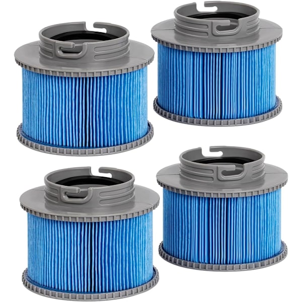 Filter for oppblåsbare MSpa bassenger 4-pakning - MSPA FD2089 Green Grön