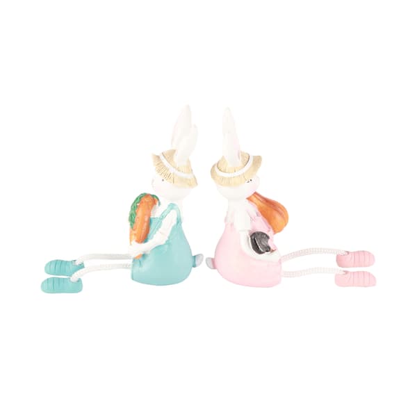 Hanging Feet Doll Home Rabbit Ornaments Easter Bunny Decoration 0.4