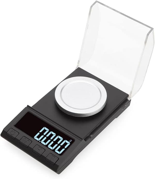 Mini digitalvåg med hög precision 10 g/0,001 g