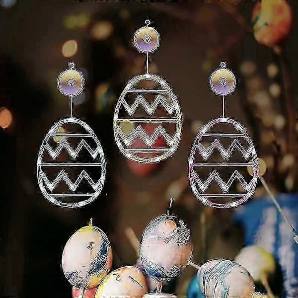 Easter Window Lights, Luminous Easter Decorations, Hanging String Lights for Home Bedroom Living Room Wall Decor