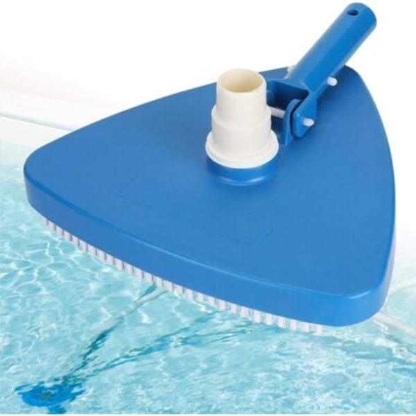 QQU-Triangulär Form Pooldammsugare Borsthuvud, Poolborsthuvud Pooltillbehör