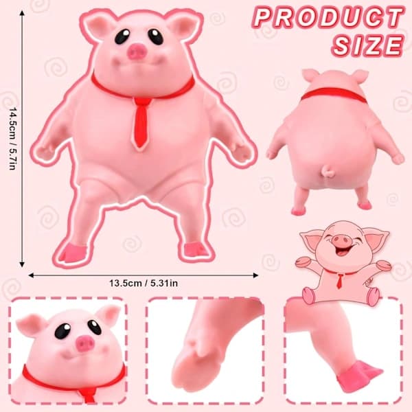 QU-Gris Squeeze Legetøj Bolde, Squeeze Legetøj Piggy Splash Legetøj Squeeze Legetøj, A
