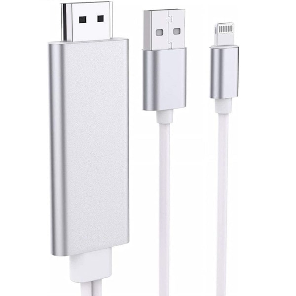 [QD] Lightning till HDMI-kabeladapter, iPhone iPad till TV, 1080p