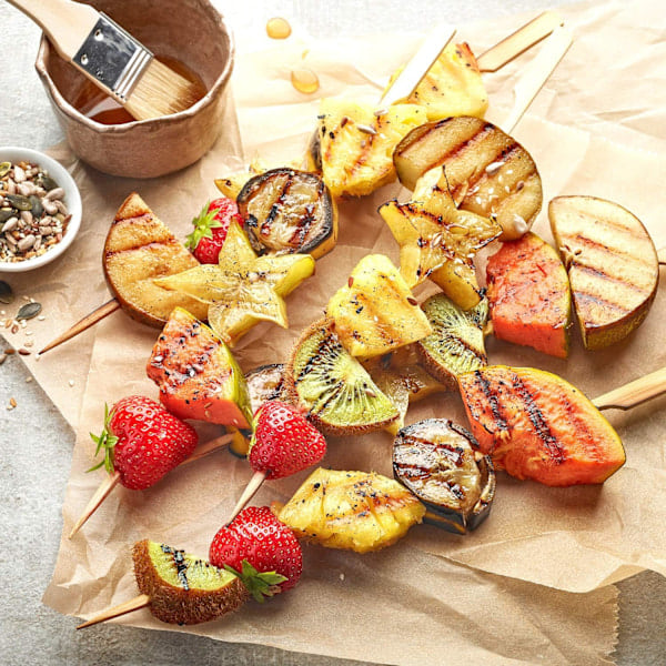 [QD] 100 Stycken Träpaddel Grillspett Grillpinnar Cocktailpinnar för Grillning, Kebab, Cocktails, Bufféer, Fest (18 cm)