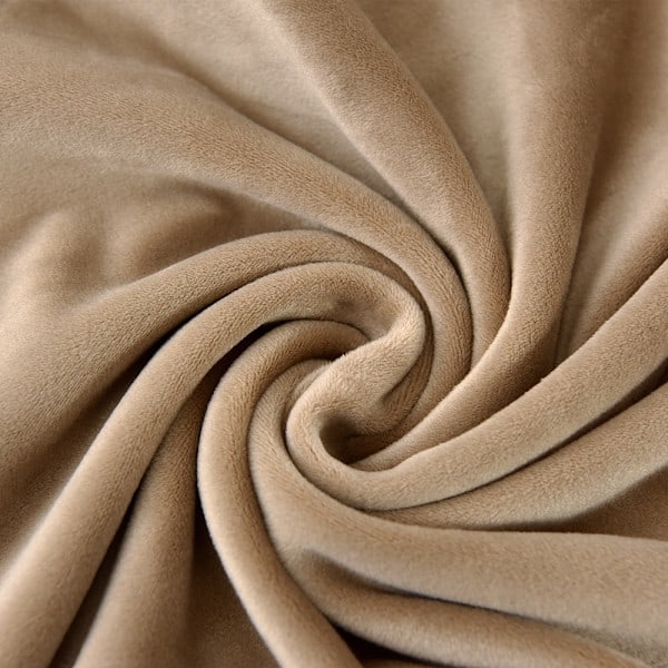 QD-(Beige, 1 st) Skandinaviska stolsöverdrag stretch sammet lyx