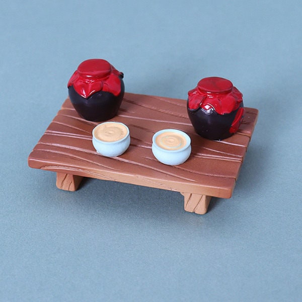 QD-1/12 Dukkehus Miniature Retro Vinflaske Dukkehus Simuleret Flik