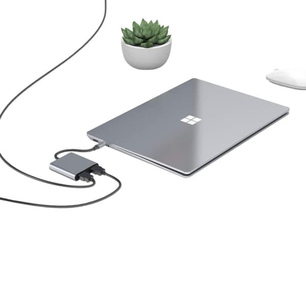 Adapter - USB-C til 2x HDMI