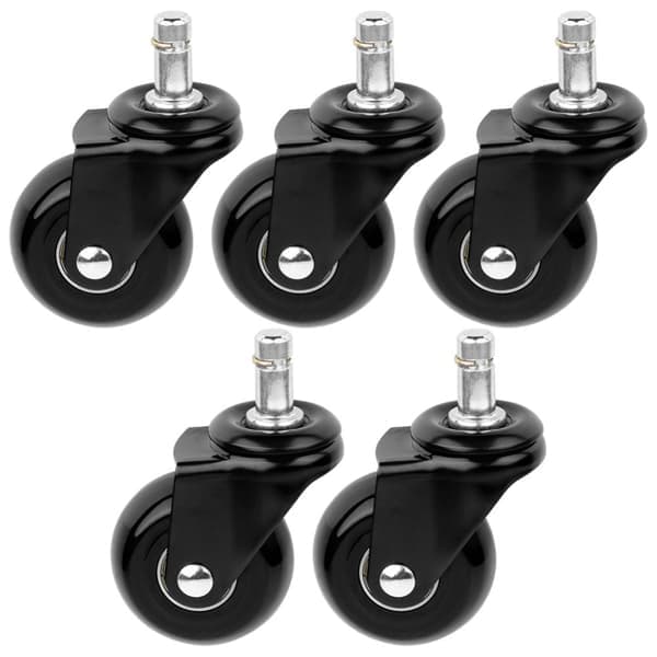 IKEA nojatuoli pyörät kumi 5 cm / 11 mm 5 kpl.