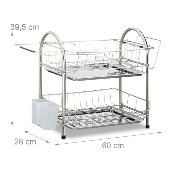 Opvaskestativ 2 niveauer