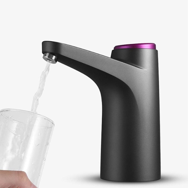 Elektrisk vattenpump, USB-laddning, automatisk vattendispenser för universal 3-5 gallon flaskor_QUU