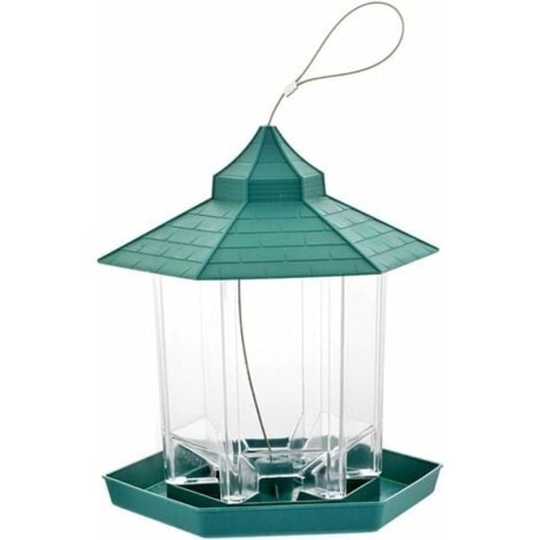 #QD# Fågelmatare, hängande utomhus vilda fågelmatare behållare fågelmat