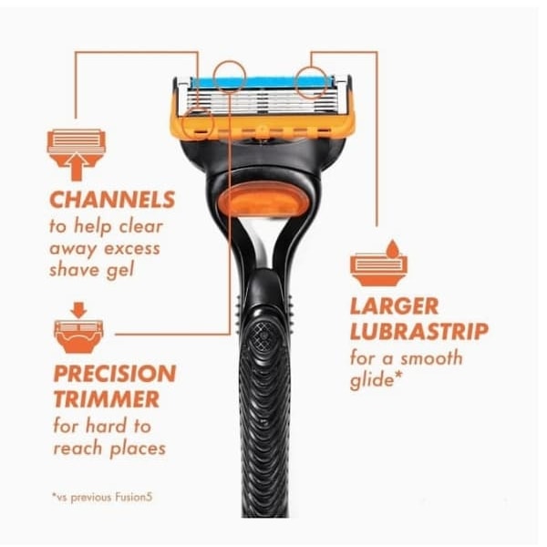 16-pakning barberblader kompatible med Fusion 5_qq
