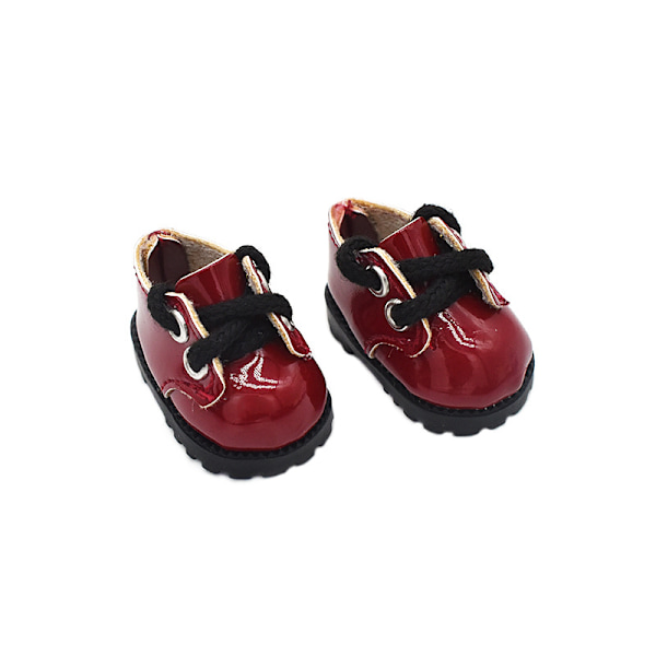 /QU/Labubu Princess Finger Skor 17cm Leksaksdocka Kompatibel Mjuk Plast Läder Dekorativa Tillbehör Red - 17cm labubu