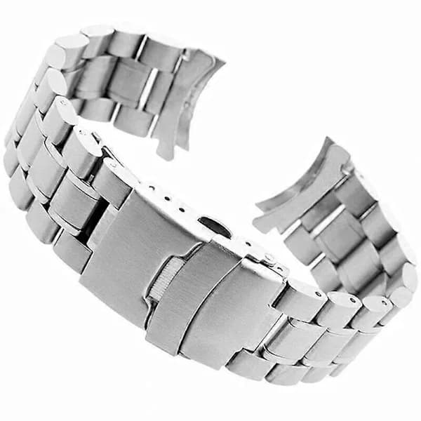Solid Rustfritt Stål Armbåndsur Band Spenne Erstatning 20-22mm [] 24mm