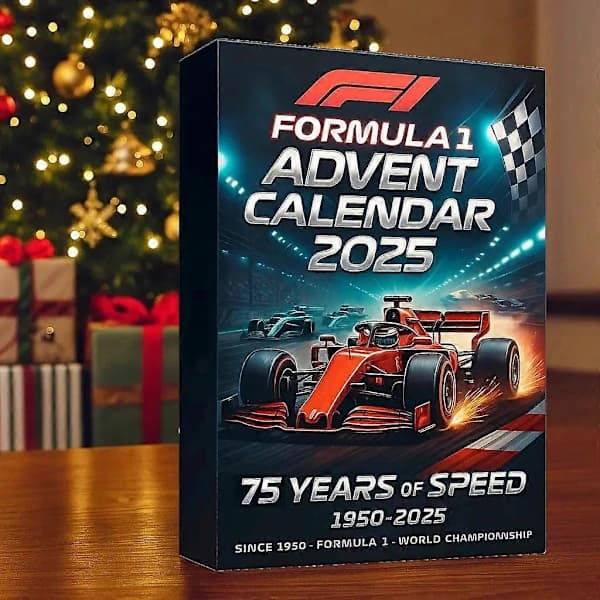 2025 Formel 1 Adventskalender Overraskelsesboks kalender