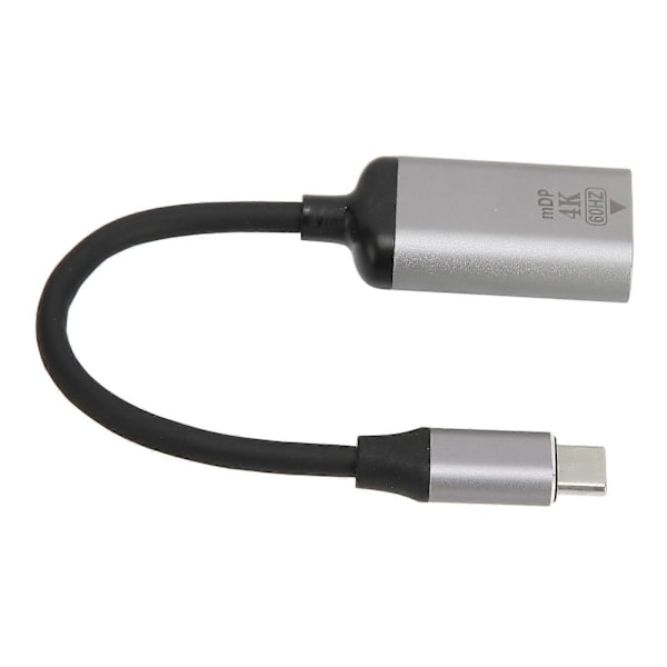 \"QD\" USB-C til DisplayPort-adapter 4K 60Hz Aluminiumlegering Plug and Play USB-C til Mini DP-adapter til Laptop Telefon Tablet