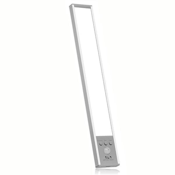 Skabslys med bevægelsessensor 30 cm, trådløs, genopladelig, 3 farvetemperaturer, magnetisk montering