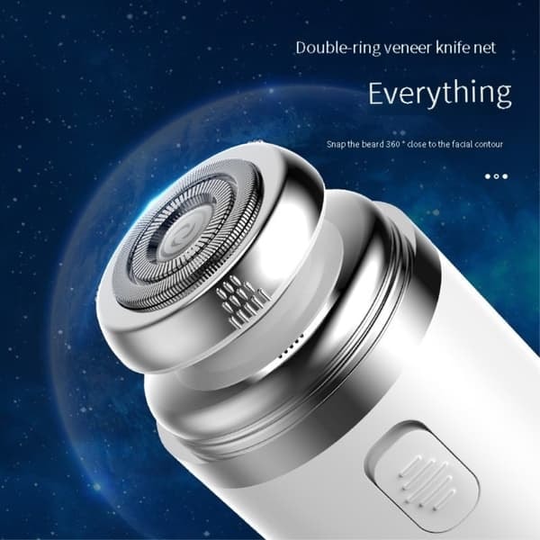 \"QD\" Mini Portabel Elektrisk Rakapparat 2 i 1 Näshårstrimmer