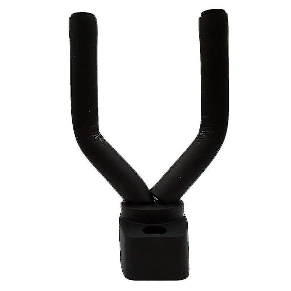 QD-5-pack svarta gitarrhängare väggfäste med skruvar, passar gitarrer