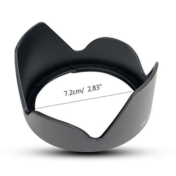 \"QD\"Ew78d 72mm Metall Bajonettfattning Motljusskydd Objektivskydd För Canon 70d 80d 60d 760d Ef