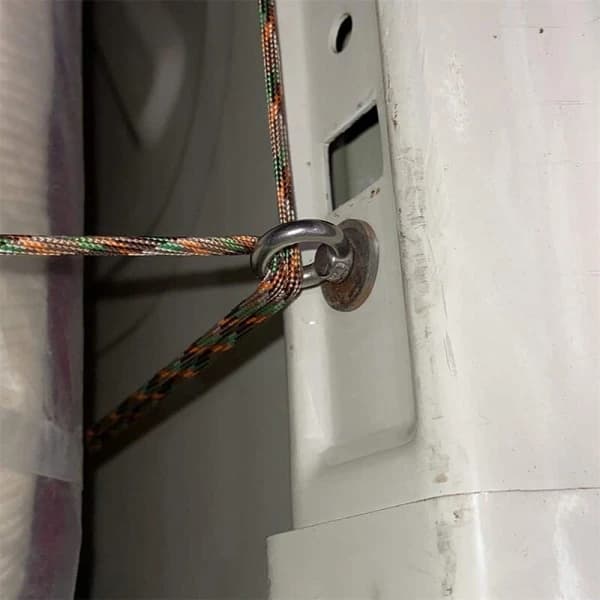 12 stk. Ring - M6 304 Rustfrit stål Løfteøjebolte Skruning E