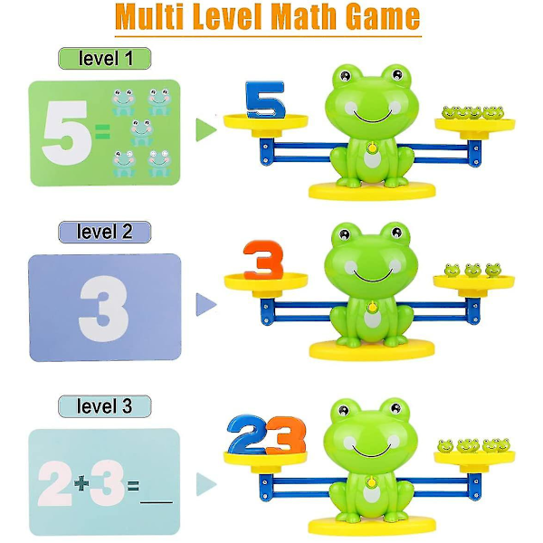 QU/Coolt matematiikkapeli, sammakon tasapainolaskulelut pojille ja tytöille, opettavainen numerolelu, hauska lastenlelu, oppimisikä 3+