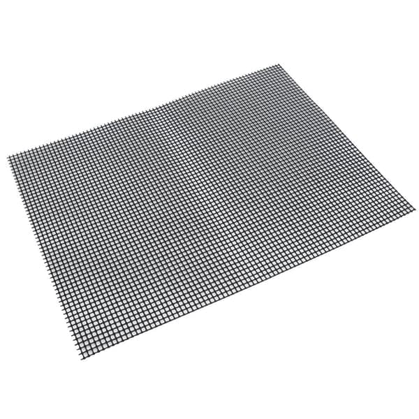 Fødevaregodkendt Non-Stick Grillmåtte Multifunktionel Grillmåtte Til Udendørs Grill (Sort 30x40cm)