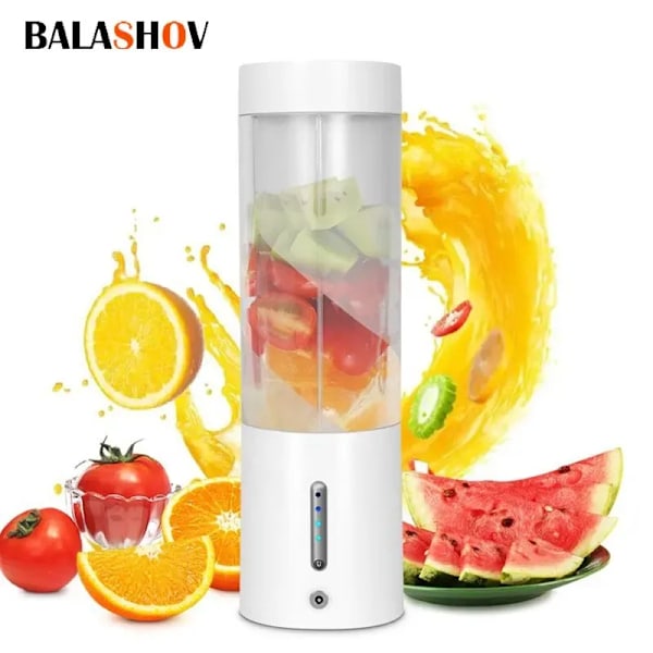 QU.450ML Kraftfull Portabel Blender för Smoothies och Shakes Magnetisk Laddning Matberedare Fruktmixer Maskin Mini Juicepress Blender Kopp
