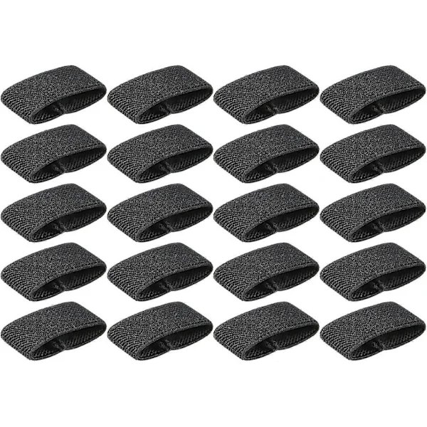 20-pack elastiska ryggsäcksremmar - bred bältesögla