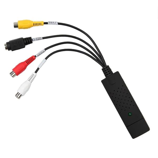 Adapter for USB til RCA og S-Video