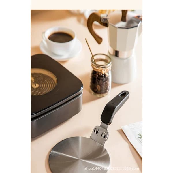 Moka kaffeplade, glas, induktionskogeplade varmeplade, rustfri varmeplade til udendørs brug