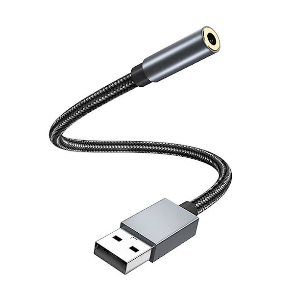 USB-A til 3,5 mm Jack Lydadapter []