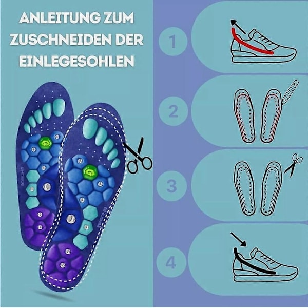 [QD] Akusoli Magneettiset Akupainantapohjalliset Kipuun EU35-47 M（41~43）