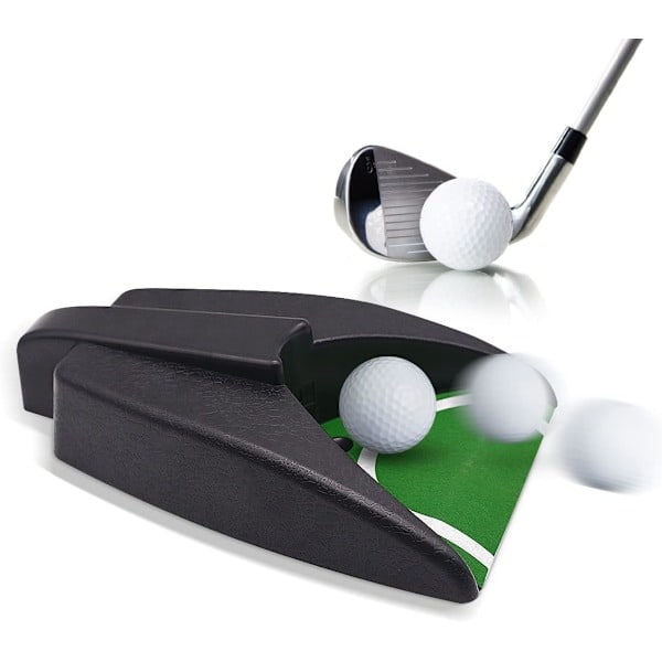 \"QD\" Automatisk golfbollsputtningsmaskin, golfreturmaskin för träningsövning, inomhus golfputtningshål