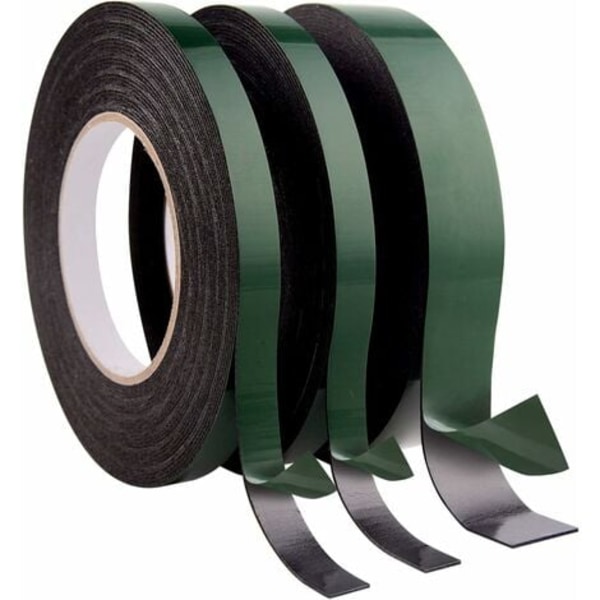 #QD#st Dobbeltklæbende tape, ekstra stærk vandtæt montering Dobbeltklæbende tape til biler Trim registreringsskilte, 10 m pr. rulle