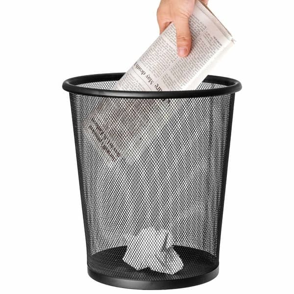 /QD/Tatkraft, Mesh - Papperskorg (12 L)