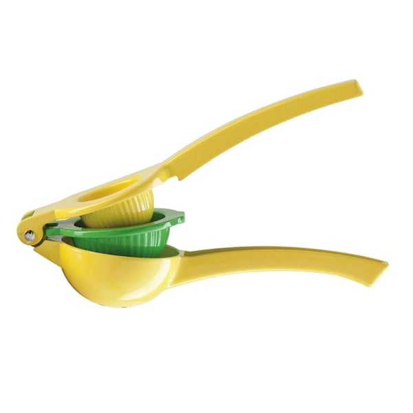 Citruspress med Dobbelt Presser Yellow Gul